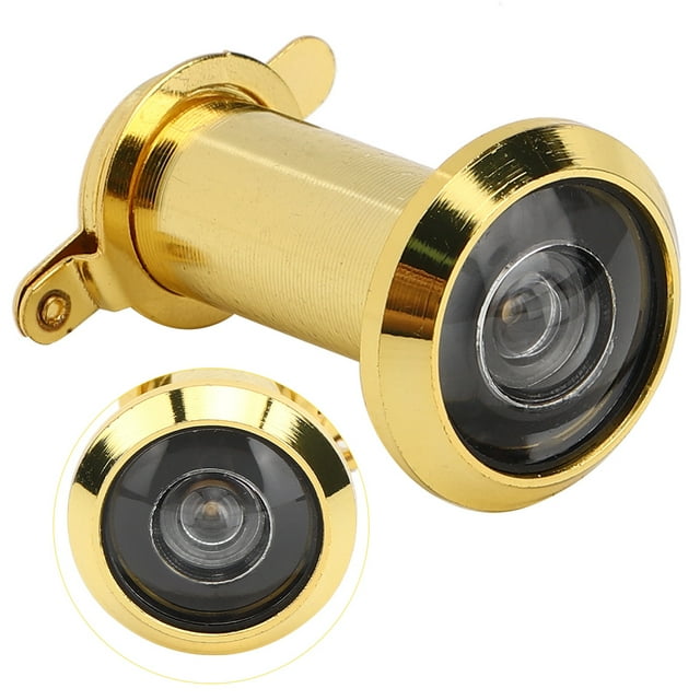 2Pcs 220 Degree Wide Angle Heavy Duty Door Viewer Angle Anti-Theft Household Door Viewer With Back Cover Home Security