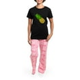 thumbnail image 4 of CafePress - Psych Pineapple Women's Dark Pajamas - Women's Short Sleeve Print T-Shirt and Pants Dark Cotton Pajama Set, 4 of 7