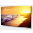 thumbnail image 2 of Bright Yellow Sky with Foam Waves, 2 of 3
