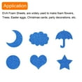 thumbnail image 5 of EVA Foam Sheets Glitter Bright Blue 10.8 x 8.5 Inch 2mm Thick Crafts Foam 20Pcs, 5 of 6