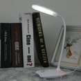 thumbnail image 2 of Foldable Eye Study Protection Control Reading Led Office Desk Touch Modes Table Bedroomsilver USB Night Dorm Lamps, 2 of 5