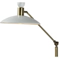 thumbnail image 3 of Signature Home Collection 55" White and Gold Curved Adjustable Floor Lamp, 3 of 3