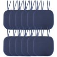 thumbnail image 1 of Cojín para silla Sweet Home Collection, espuma viscoelástica, paquete de 12 unidades, azul marino, 1 of 4