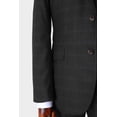 thumbnail image 3 of Suit, Vest Viscose Slim Fit 100% Handmade Dark Brown Modern Men's Invitation Dress, 3 of 5