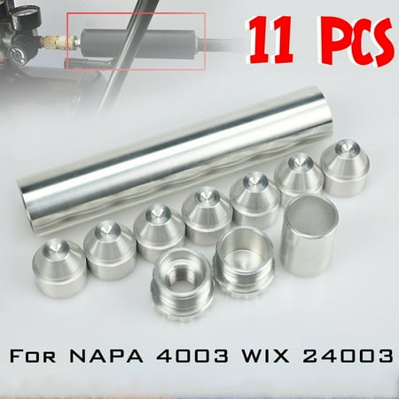 Napa Auto - 11Pcs Fuel Trap Solvent Filter 1X6 For NAPA 4003 WIX 24003 6061-T6 Aluminum Auto
