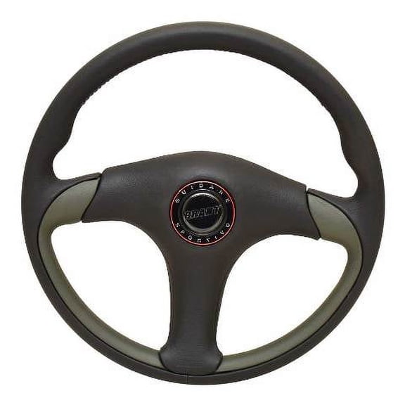 Grant Boat Steering Wheel GLS008 | 13 3/8 Inch Black Horn Push Button