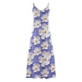 thumbnail image 5 of Giunmcul Sundresses for Women Casual Beach - Maxi Shirt Dresses for Women V Neck Sleeveless Ethnic Tie Dye Sling Flowy Boho Casual Bridesmaid Holiday ​​Sun Dress, 5 of 5