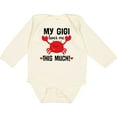 thumbnail image 3 of Inktastic My Gigi Loves Me Grandkids Boys or Girls Long Sleeve Baby Bodysuit, 3 of 5