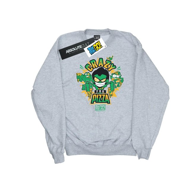 DC Comics Sweat-Shirt Hommes Teen Titans Go Crazy For Pizza