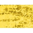 thumbnail image 1 of Ahgly Company Machine Washable Indoor Rectangle Abstract Yellow Modern Area Rugs, 5' x 7', 1 of 4