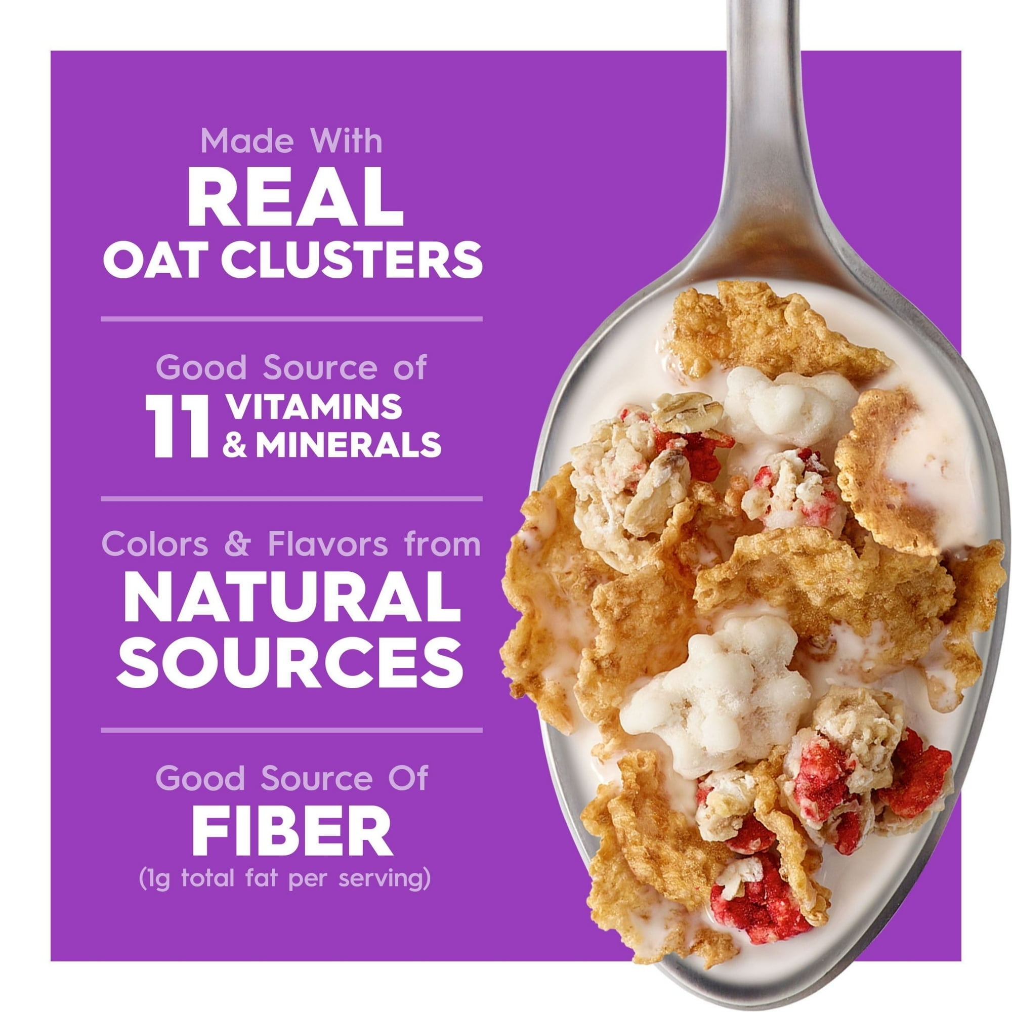 Kellogg's Special K Breakfast Cereal, Fiber Cereal, Family Breakfast, Family Size, Fruit and Yogurt, 17.9oz Box (1 Box) pack of 6