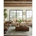 thumbnail image 3 of SHILIU-Magnolia Home by Joanna Gaines x Sinclair SIN-04 Collection Machine Washable Natural/Sage 2'-3" x 11'-6" Runner Rug, 3 of 4
