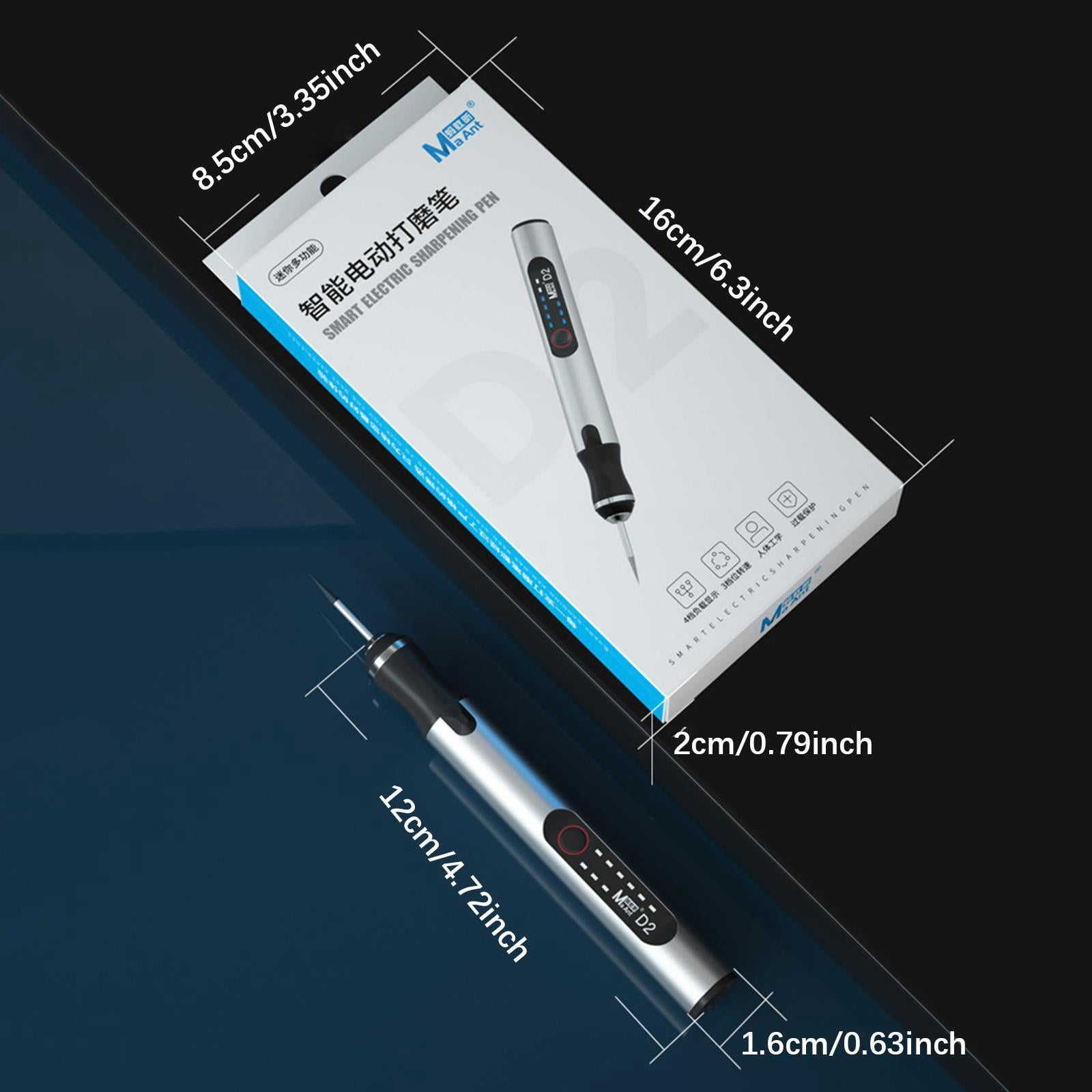 FVDPWYE Engraving Pen Grinding Pen Professional USB Rechargeable with 7 Bits Etching Pen