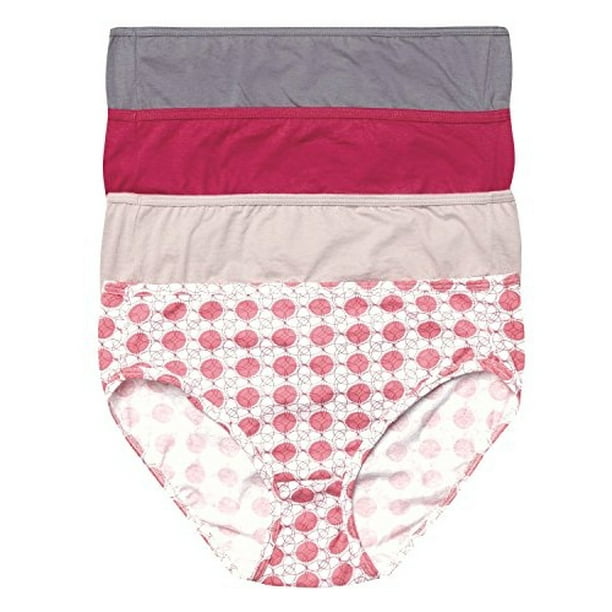 Bali Beauty by Bali Women's 4 Pack Cottony Bliss Hipster Panty (7