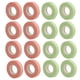 thumbnail image 5 of Cinta autoadhesiva transpirable para extensiones de pestañas, 40 unidades, para salón de belleza, color rosa y verde, 5 of 14