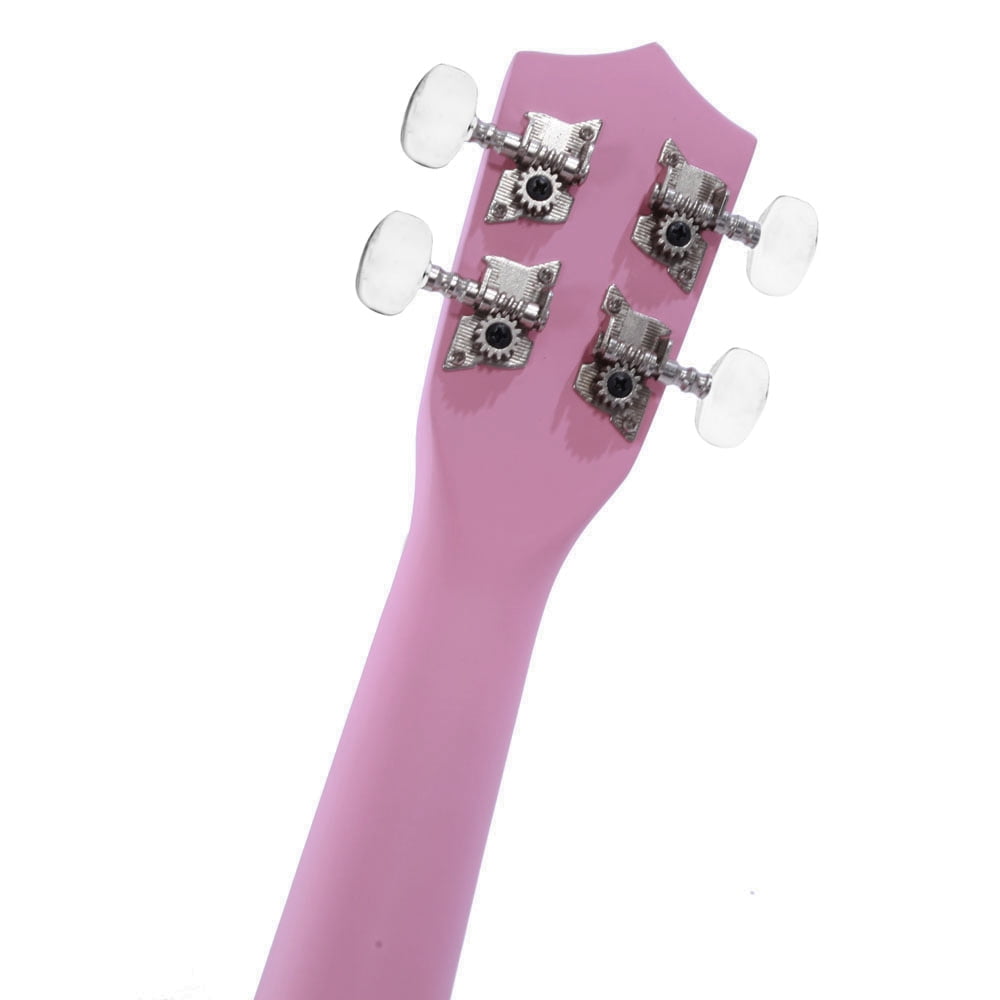 CIPACHO Glarry 21" Rosewood Toddler Guitar, Ukulele Beginner Kit, Concert Ukelele Gifts for Girl Boy (Pink)