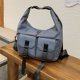 thumbnail image 3 of Bolso De Hombro Mujer Correa Ajustable Multi Bolsillos Shopping Gris, 3 of 8