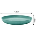 thumbnail image 3 of 8.9 Inch Whea-t Straw Deep Dinner Plates - Microwave And Dishwasher Safe, Sturdy Plastic Dinner Plates - Set Of 4, 3 of 7