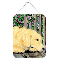 Caroline's Treasures SS8756DS1216 Golden Retriever Wall or Door Hanging Prints, 12x16, multicolor