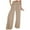 Khaki, variant on Utoimkio Women's Wide Leg Pants Summer Casual Loose High Waisted Lounge Pants for Women with Pockets