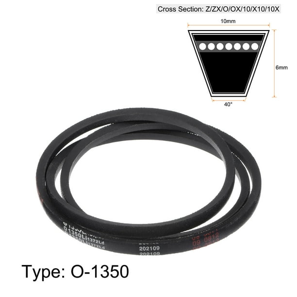 Uxcell O-1350 1350mm Pitch Length V Belts Drive Belt Rubber