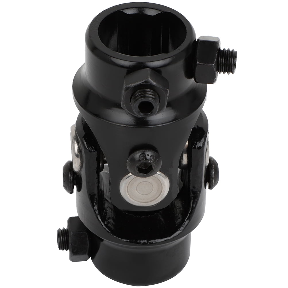 CCIYU Universal Steering U-Joints Shaft 35 Degree 1" DD X 3/4-30 Spline Black