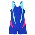 thumbnail image 4 of AWZXDE One Piece Swimsuit Kids Color Block Swimsuit Comfortable Bathing For Boys And Girls With UPF Sun, 4 of 5