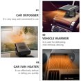 thumbnail image 7 of LEORX Portable Car Defogger Black Electrical Heater for Auto Quick Mist Removal, 7 of 7