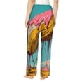 thumbnail image 2 of Bingfone Pajamas for Women,Melting Banana Fantasy Pajama Pants with Pockets-Small, 2 of 7