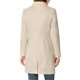thumbnail image 3 of Abrigo largo de invierno de doble botonadura con solapa muesca para mujer INSPIRE CHIC en crema blanco, 3 of 7