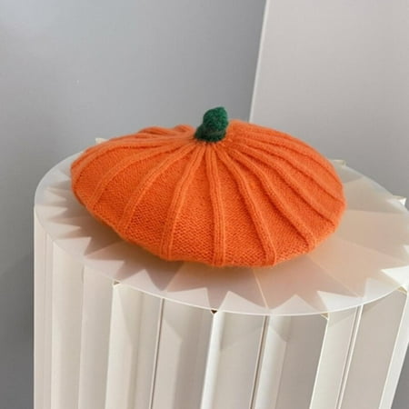 

Merotable Children s Pumpkin Hat Baby Exterior Style Street Baby Hat Knitted Pumpkin Knitted Beret And Winter