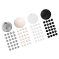 thumbnail image 3 of Abbracc 100 Pieces 9mm Silicone Beads Spacer Beads Colorful Assorted Round for Lanyard 4 Colors, 3 of 9
