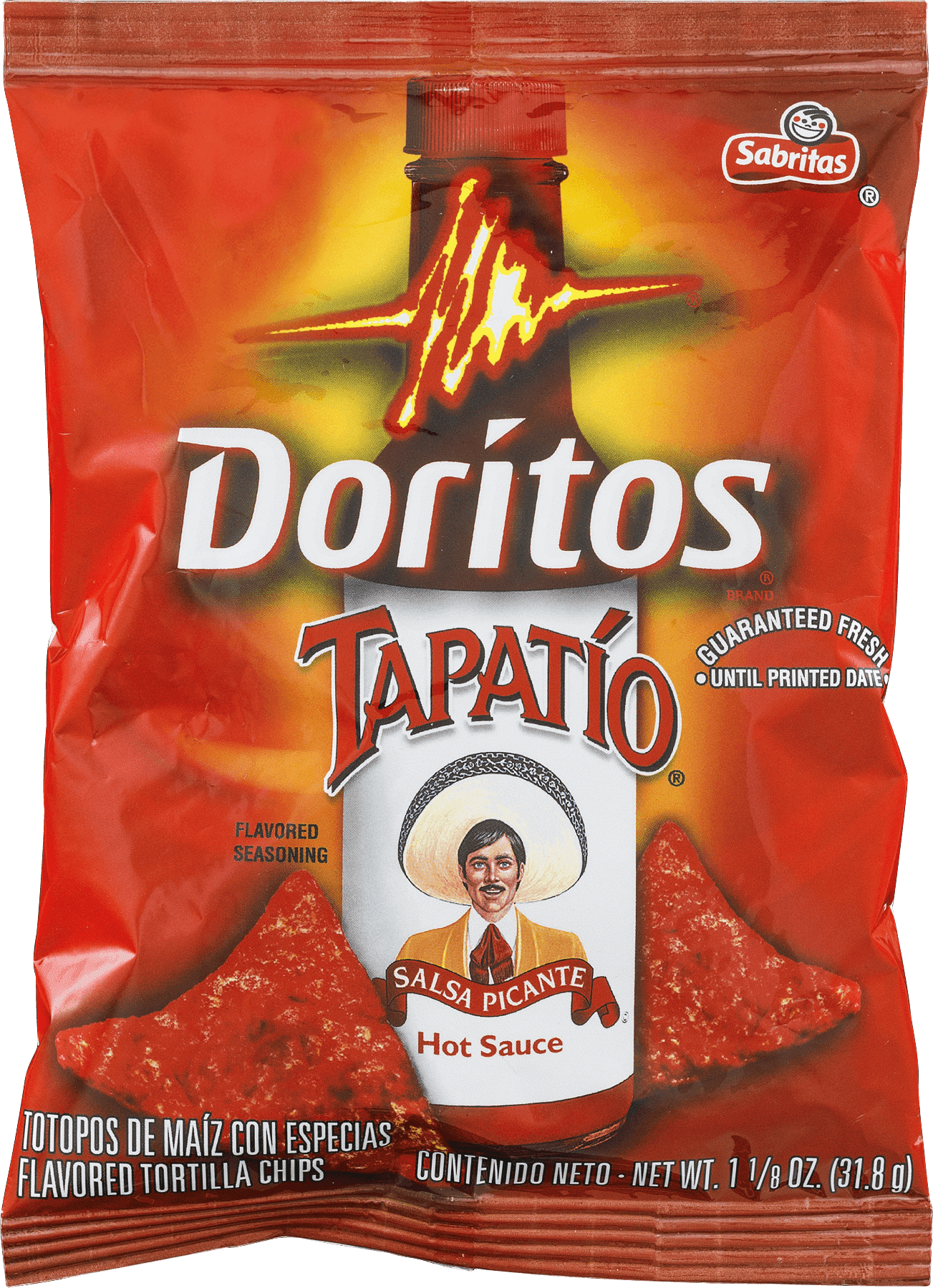 Doritos Tapatio Flavored Tortilla Chips Prepriced 2/$1 1.125 oz. Bag