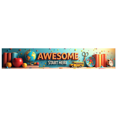 thumbnail image 1 of Colorful School Themed Banner with Apple Books Globe School Bus Awesome Things Start Here Text Party Decorations Backdrop for Classroom Celebrations School Events Photo Props Kids Parties, 1 of 4