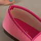 thumbnail image 4 of Zapatos planos con hebilla cómodos para mujer para viajes, citas, oficina, suela suave, talla 36, dije rojo rosa, 4 of 8