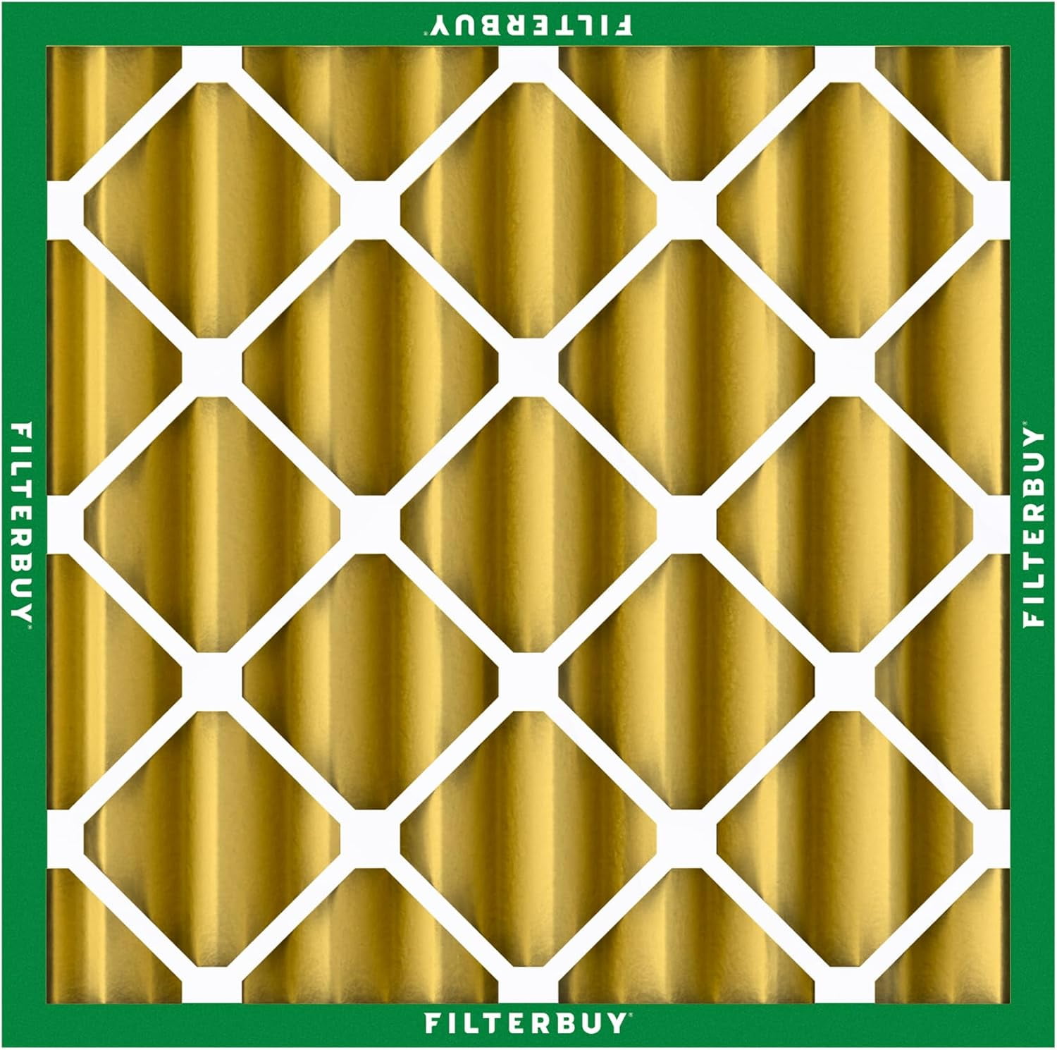 Filterbuy 20x20x4 Air Filter MERV 11 Allergy Defense, Pleated HVAC AC Furnace Filter Replacement, 2-Pack