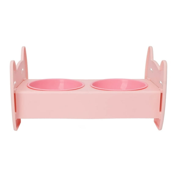 dual pet food bowl bpa free double dog cat bowl large capacity dry wet separation slip resistance spill proof for pet shop for cats for pets anggrek otros