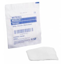Usp Type Vii Fluff Dressing Kerlixâ„¢ Fluff Dried Woven Gauze 12-ply 4 X 4 Inch Square Sterile(1280/ca)
