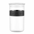 thumbnail image 3 of PRESSO STORAGE JAR SET, 8 OZ, 20 OZ, 34 OZ, 68 OZ, PLASTIC, BLACK BAND, 12 PC, 3 of 4