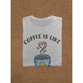 thumbnail image 3 of Coffee Is Like Drinking Sunshine T-Shirt Women -Smartprints Designs, Female x-Large, 3 of 4