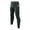 Dark gray, variant on Thermal Lined Men Gym Pants Polyester Spandex Blend High Stretch Cold Weather Training Trousers for Outdoor Fitness