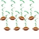 thumbnail image 1 of Decoraciones colgantes con forma de espiral de fútbol de Uniwish, para fiestas, 71 — 97 cm, 1 of 5