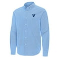 thumbnail image 2 of Men's Antigua Powder Blue Villanova Wildcats Porter Woven Tri-Blend Long Sleeve Button-Down Shirt, 2 of 3