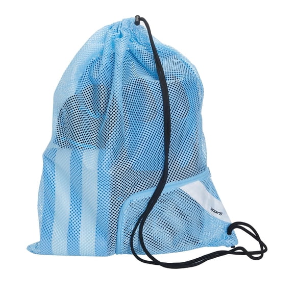 Bolsa Sporti De Malla Con Bolsillo Con Cremallera - Aqua