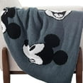 thumbnail image 3 of Disney Mickey Mouse Big Expressions Feather Knit Throw - Soft & Cozy Décor, 3 of 4