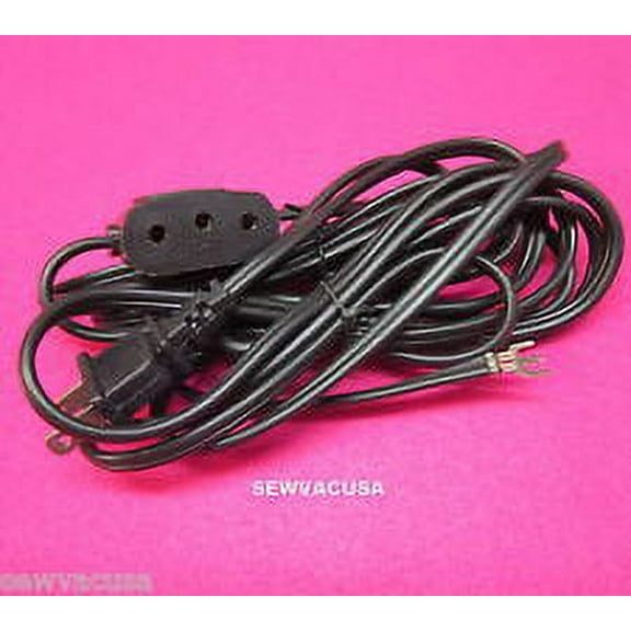POWER /Foot CONTROL / PEDAL CORD FOR SINGER FEATHERWEIGHT 221, 222, 66, 15 & More