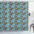 thumbnail image 1 of Ambesonne Acorn Shower Curtain, Abstract Overlapped Piece, 69"Wx84"L, Multicolor, 1 of 3
