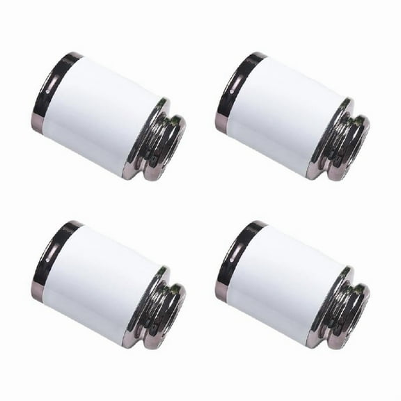 4pcs Versatile Curtain Rod Finials Decorative Curtain Finials with Unique Designs for Home & Business Environment