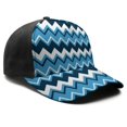 thumbnail image 3 of Christmas Baseball Cap – Stylish Spliced Design Adjustable Trucker Hat with Full Print Front & Brim, Breathable Cotton Blend Snapback for Sports, Travel & Daily Wear, 3 of 3