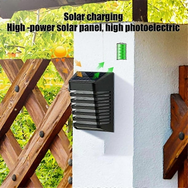 1PCS Solar Outdoor Lights Security Flood Light IP54 Outdoor Solar Powered Lights Dusk to Dawn,Wall